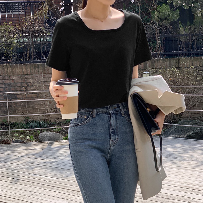 [9천장 돌파][Made Lauren]틴즈 스퀘어 반팔 티셔츠 - 3 color