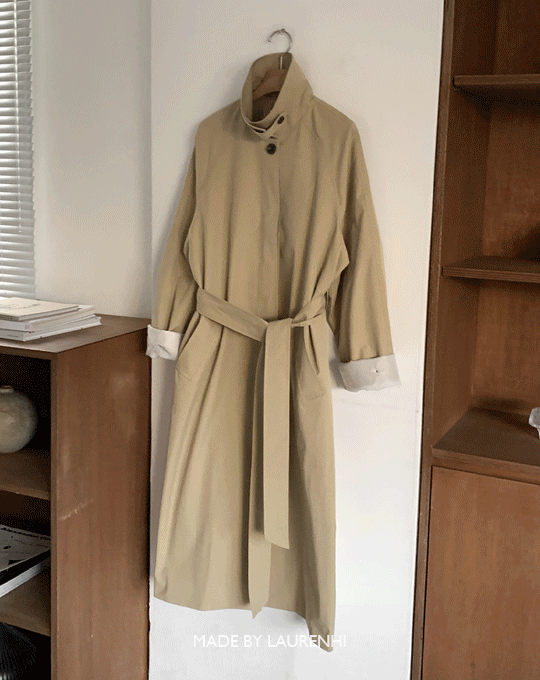 [Made Lauren]런던 트렌치 코트(ver.레글런히든) - 2 color